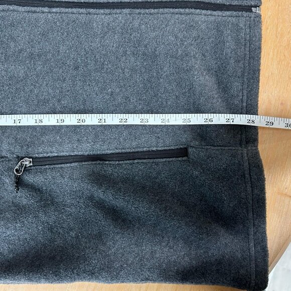Eddie Bauer Fleece Vest Mens 2XL Gray Full Zip Pockets Outdoor Stand Collar - Picture 9 of 9
